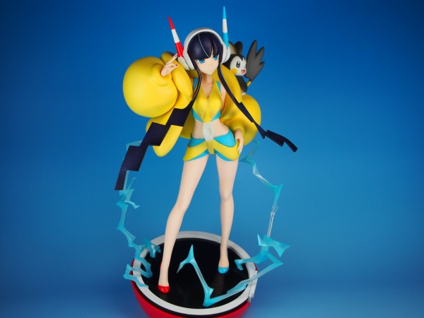 ポケモンセンターオリジナル フィギュア カミツレ＆エモンガ : 不玩全
