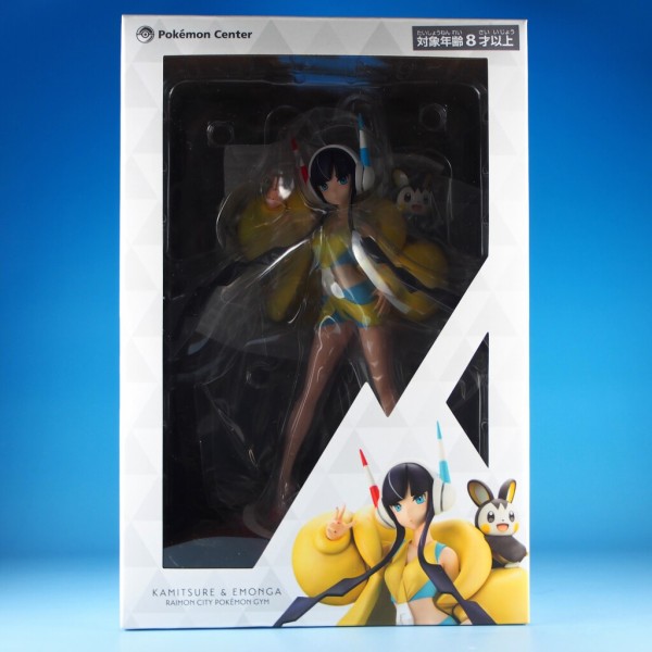 ポケモンセンターオリジナル フィギュア カミツレ＆エモンガ : 不玩全