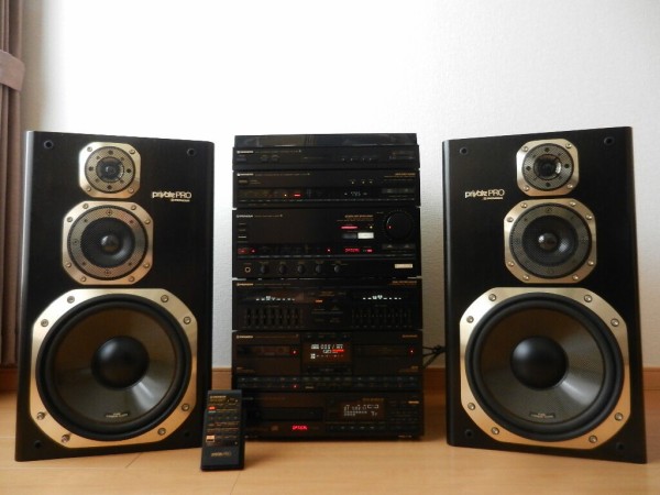 バブル期コンポPioneer private 3ウェイスピーカー PIONEER private PRO X-3 : アラフィフたちの「バブルコンポ