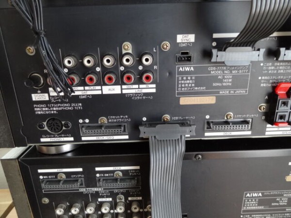 AIWAプレオールCDS-777 接続説明 : アラフィフたちの「バブルコンポ