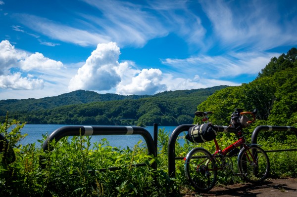 磐梯吾妻 白布峠サイクリング サイクリングにうってつけの日