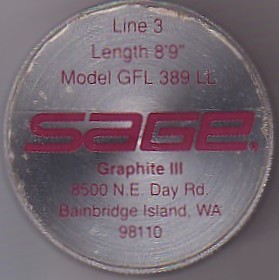 SAGE  GFL-389LL グラファイトⅢ