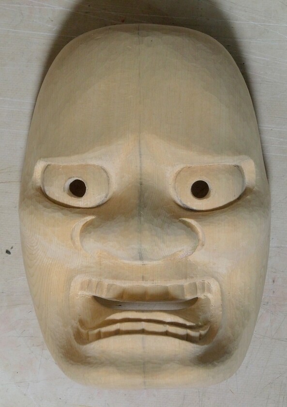 龍神の面_【黒髭】 : 雅勒の散歩路