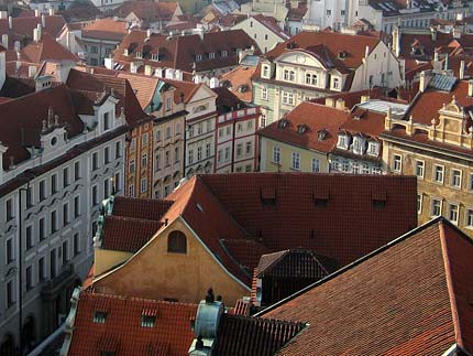 プラハの赤い屋根 : ヨコ旅