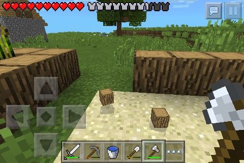 マイクラpeやる Part6 村をかいた 整備 マイクラpe キグルミが行くよ