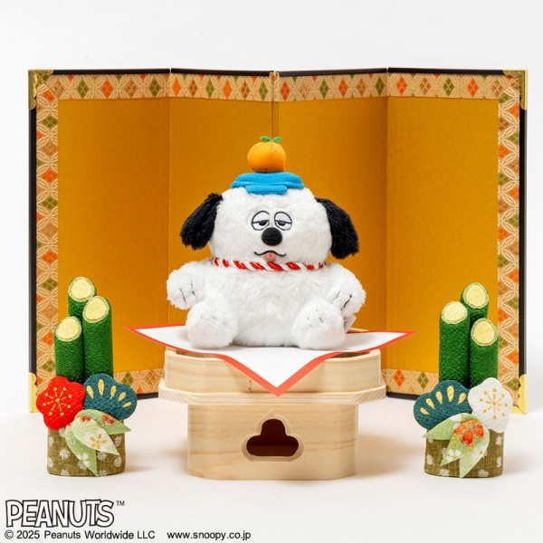 新刊情報】SNOOPY'S BROTHER OLAF 鏡餅オラフのぬいぐるみチャーム