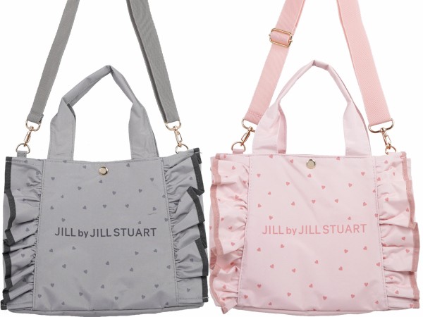 JILL by JILLSTUART ハートフリルトート小　ピンク ジルバイジルスチュアート JILL by JILLSTUART ハートフリル