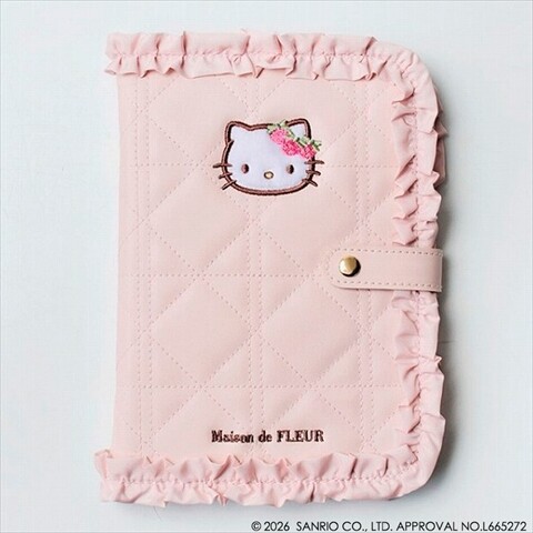 新刊情報】Maison de FLEUR×HELLO KITTY いちごマルチケースBOOK PINK