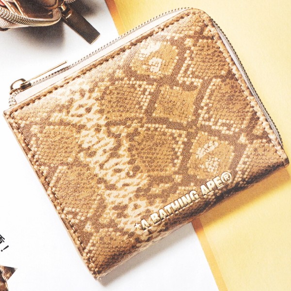 速報】Smart (スマート) 2025年 2月・3月合併号 《特別付録》 A BATHING APE®（ア ベイシング エイプ） BAPE  SNAKE PATTERN 開運ミニ財布 : ききらら☆雑誌付録レビュー