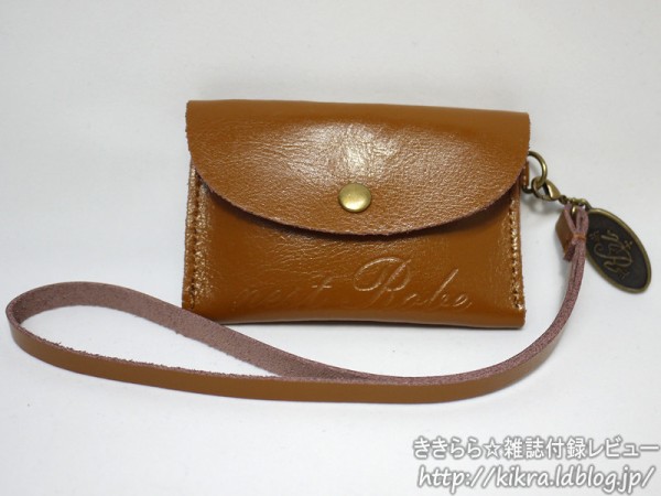 ネストローブ ストラップ付き本革カードケース【リンネル 2012年