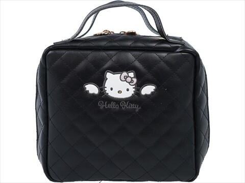 HELLO KITTY エンジェル キルトバニティポーチBOOK : ききらら☆雑誌付録レビュー 新品未開封　宝島社　キルトポーチ