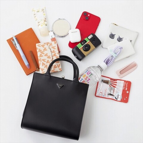 とまkiraです。バッグのみ 在庫商品】がま口付き2styleトートバッグ【Sarei MONTANA】※持ち