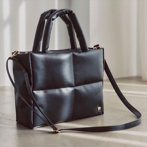 キルティング レザー ショルダーバッグ アンドカワイイ And Kawaii ショルダーバッグ キルティングレザー ミニ