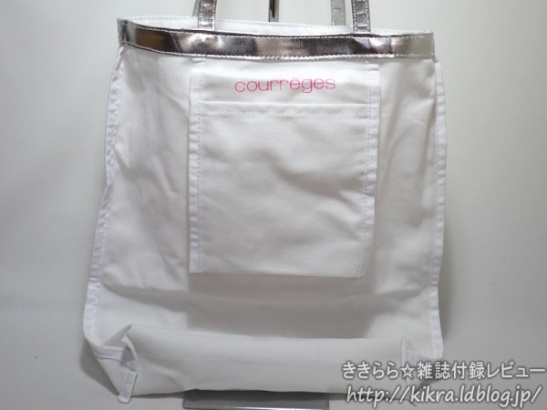 ホワイトデニムのトートバッグ【courreges 1961-2011 e-MOOK】 : き