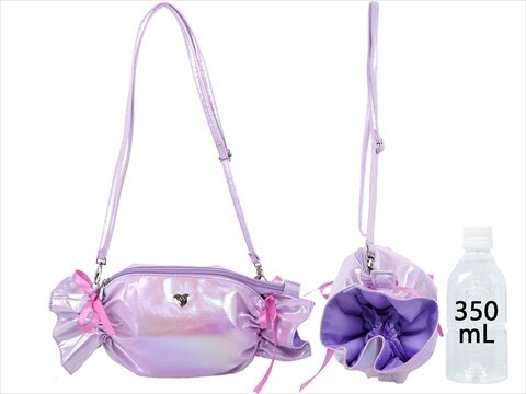しなこキャンディポーチBOOK 全3種 Cotton Candy Purple