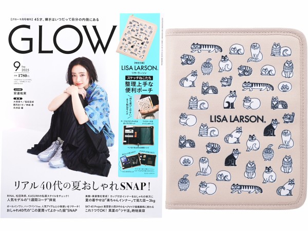 GLOW (グロー) 2025年 9月号増刊 《付録》 LISA LARSON