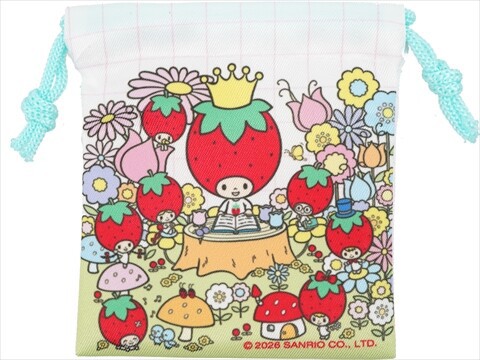 いちご新聞 2026年 2月号 《付録》 つめてHappy♡きんちゃく 全5種