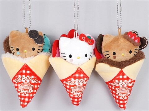 マリオンクレープ × HELLO KITTY ぬいぐるみチャームBOOK 全3種 : き