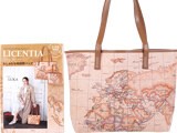 LICENTIA Bag Book 《付録》 ヌメ革風 地図柄 トートバッグ : ききらら