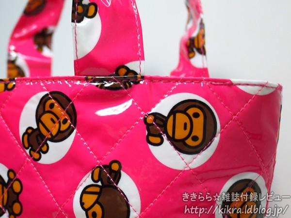 マイロドット柄トートバッグ＆マイロフェイスポーチ【BAPE KIDS