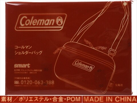 Smart (スマート) 2026年 6月号 《付録》 Coleman 背面メッシュ
