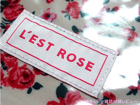L'EST ROSE（レストローズ）大人気小花柄A4バッグ【Steady. (ステディ