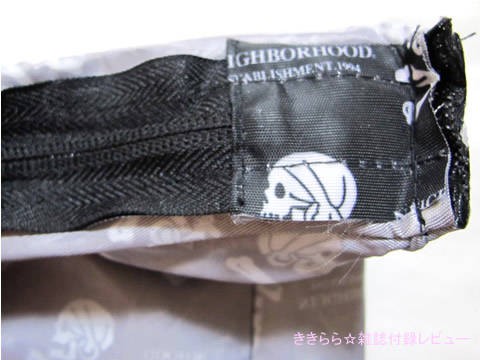 スカル総柄ショルダーバッグ【NEIGHBORHOOD MAG vol．6 ワニ