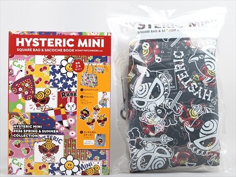 HYSTERIC MINI SQUARE BAG & SACOCHE BOOK 全2種 : ききらら☆雑誌付録