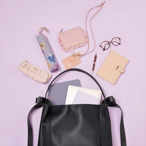 新刊情報】SISTER AUDREY サイドリボン付きレザー調トートバッグBOOK