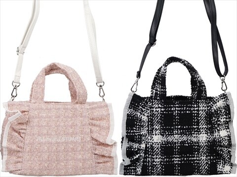 JILL by JILL STUART BOOK ツイードフリルバッグ 全2種 : ききらら