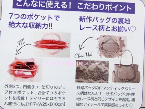 rebecca taylor（レベッカテイラー）使えるバッグ in バッグ