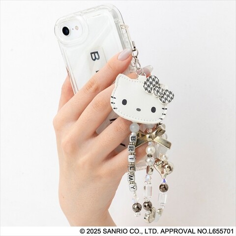 新品未開封☆温泉バージョンHELLO KITTY ビーズストラップ ピンク 新品未開封☆温泉バージョンHELLO KITTY ビーズストラップ