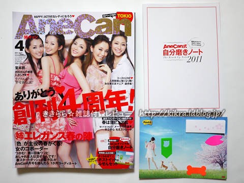 自分磨きノート、ポストイット(R)ふせんセット【AneCan (アネキャン