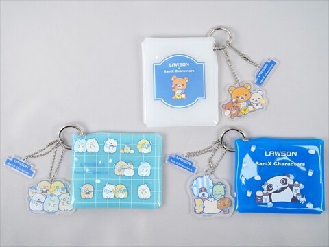 LAWSON×San-X Characters チャーム付きクリアポーチBOOK 全3種