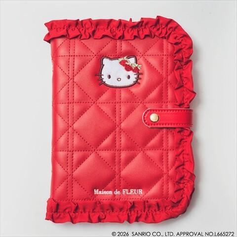 新刊情報】Maison de FLEUR×HELLO KITTY いちごマルチケースBOOK RED