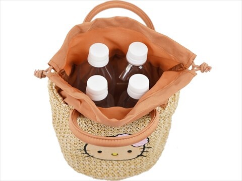 日焼けデザイン ハローキティかごバッグ summer shell ver