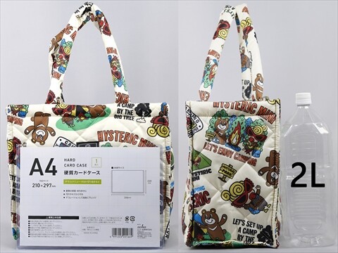 バッグ HYSTERIC MINI Square Bag Book camp&black HYSTERIC MINI Square Bag Book CAMP MINI ver. ＜ローソン・HMV