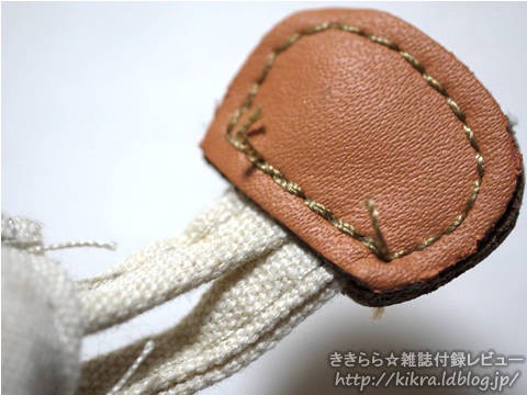 nest Robe（ネストローブ）レザーハンドル付き巾着型バッグ