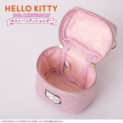 新刊情報】HELLO KITTY 50th ANNIVERSARY キルトバニティショルダー
