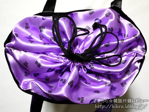 ANNA SUI  ビッグ 巾着バッグ ＆ドットトートバッグプレゼント ANNA SUI ビッグ 巾着バッグ ＆ドットトートバッグプレゼント