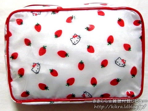Hello Kitty（ハローキティ）いちご柄ポーチ【non-no (ノンノ) 2010年