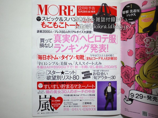 ANNA SUI COSMETICS（アナスイ コスメティックス）ローズプリントマルチケース【MORE (モア) 2011年 11月号】 : ききらら☆ 雑誌付録レビュー