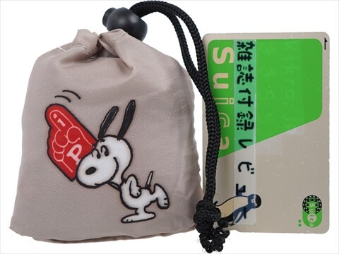 SNOOPY CHEER ECOBAG BOOK GRAY 《付録》 エコバッグ : ききらら