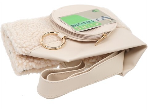 リンネル 2025年 1月号 《付録》 marble SUD ボアバッグ＆リング