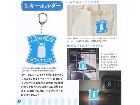 LAWSON OFFICIAL BOOK ローソンの看板そのまんまキーホルダーver