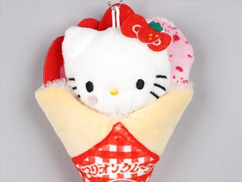 マリオンクレープ × HELLO KITTY ぬいぐるみチャームBOOK 全3種 : き