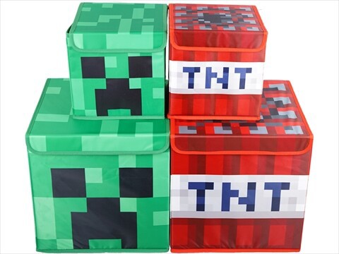 MINECRAFT 15周年記念 ビッグサイズ折りたたみコンテナBOOK