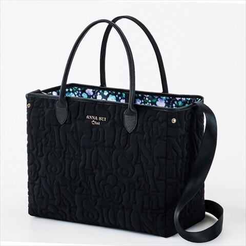 ANNA SUI mini♡まとめ売り150♡ 新刊情報】ANNA SUI mini リバーシブルで使えるロゴキルトなトート