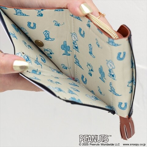 新刊情報】SNOOPY YEAR OF THE HORSE MINI WALLET BOOK BROWN : き