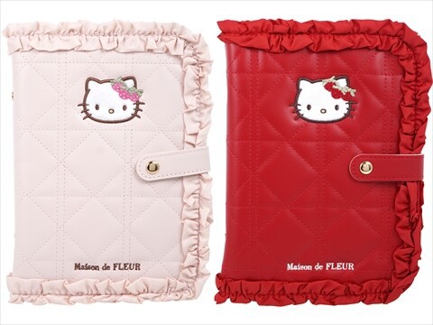 Maison de FLEUR×HELLO KITTY いちごマルチケースBOOK 全2種 : き